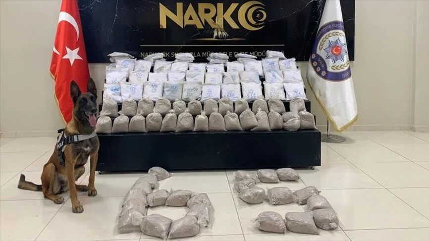 36 kilo 483 gram uyuşturucu ele geçirildi