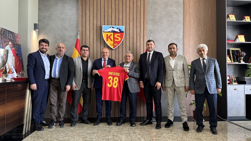 TFF Başkanı Mehmet Büyükekşi' den Kayserispor'a ziyaret