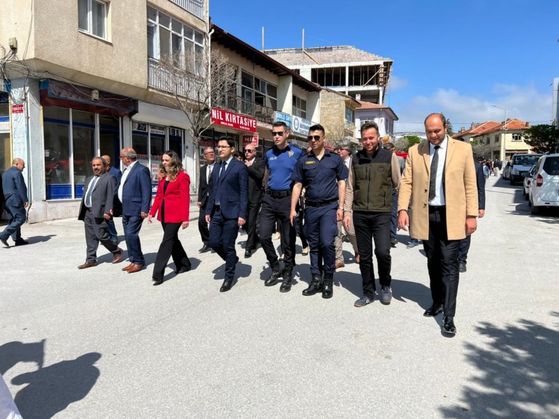 Yunaklı gençler 'Gençlik Yürüyüşü'nde buluştu