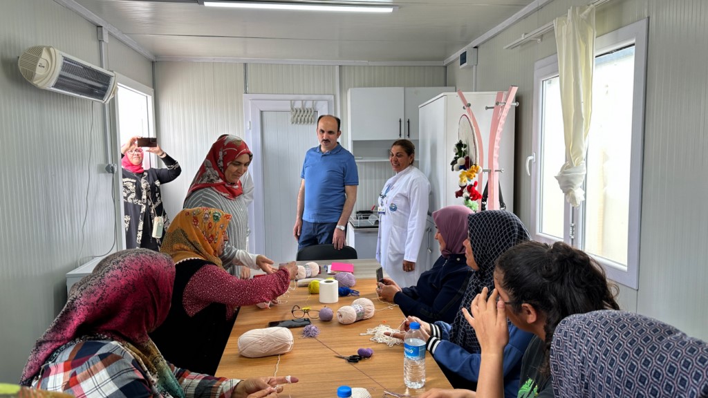 Depremin etkilediği Hatay'da meslek edindirme kursu açıldı