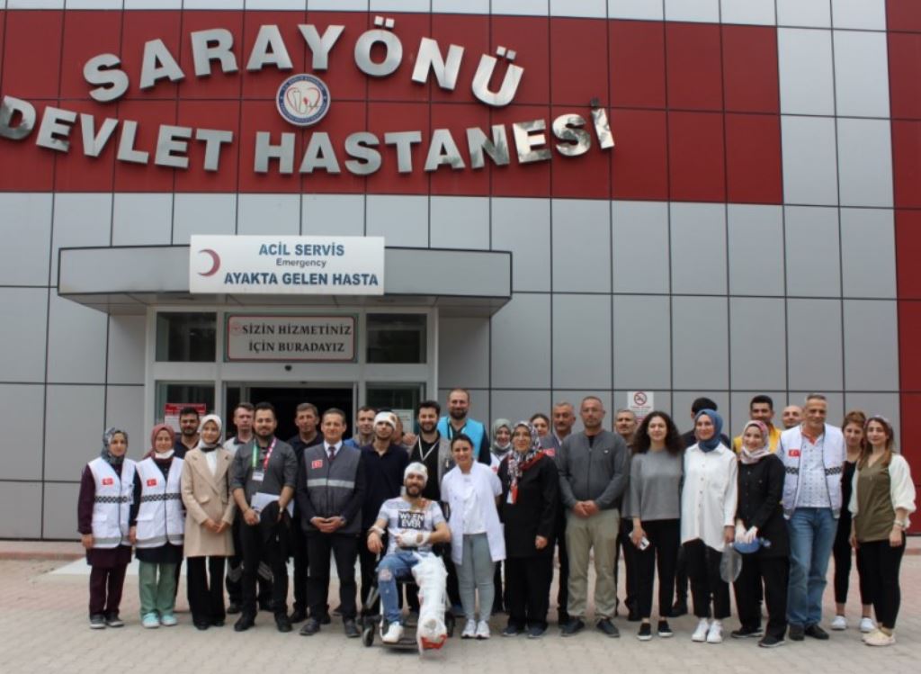 “Hastane Afet Planı” tatbikatı yapıldı