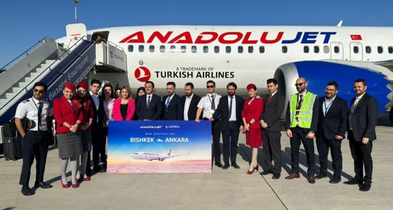 AnadoluJet Kırgızistan'ın başkenti Bişkek'i uçuş ağına ekledi