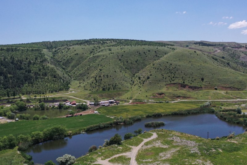 Bozkır Ankara'da Karadeniz manzaraları