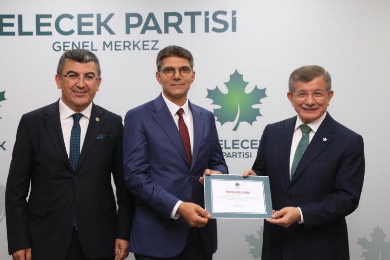 Gelecek Partisi Konya İl Başkanlığı görevi Ahmet Arslan’a teslim