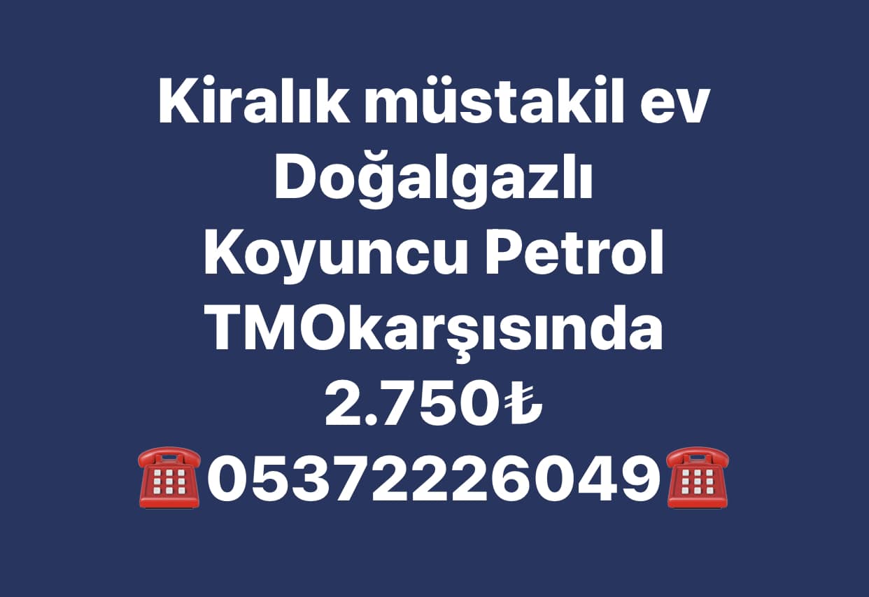SARAYÖNÜ'NDE KİRALIK EV