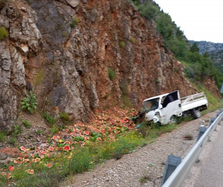 Seydişehir'deki trafik kazasında 1 kişi yaralandı