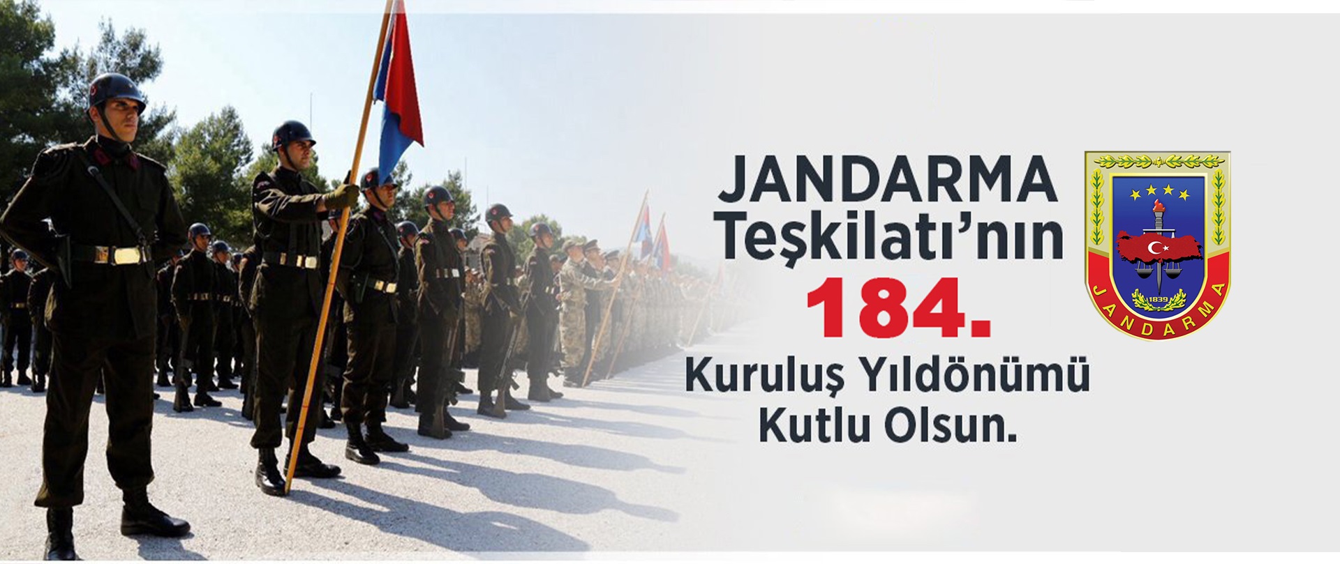 Jandarma Teşkilatının 184. yıldönümü