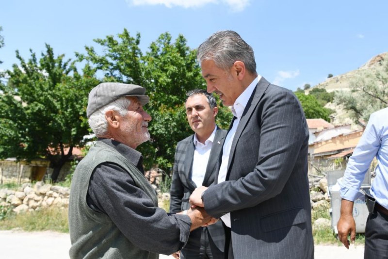 Karaman Valisi Akkoyun'dan köy ziyaretleri