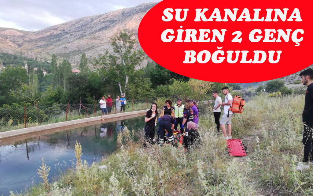 Su kanalı 2 kişinin canını aldı