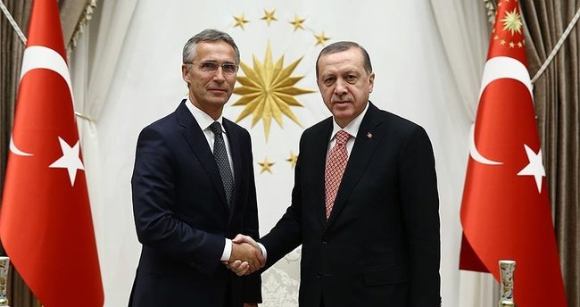 Erdoğan NATO Genel Sekreterlik görevi uzatılan Stoltenberg'i tebrik etti