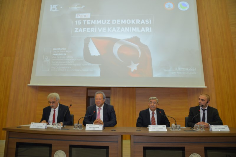 "15 Temmuz Demokrasi Zaferi ve Kazanımları" paneli