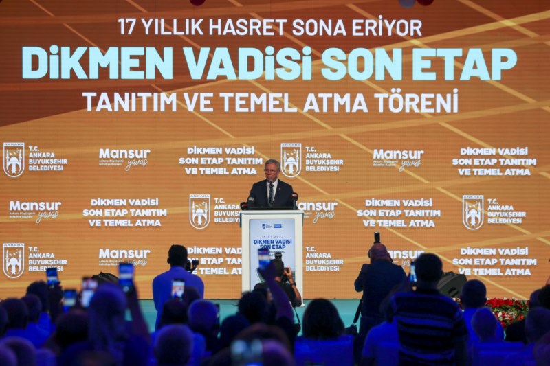 Dikmen Vadisi Son Etap Projesi Temel Atma Töreni yapıldı