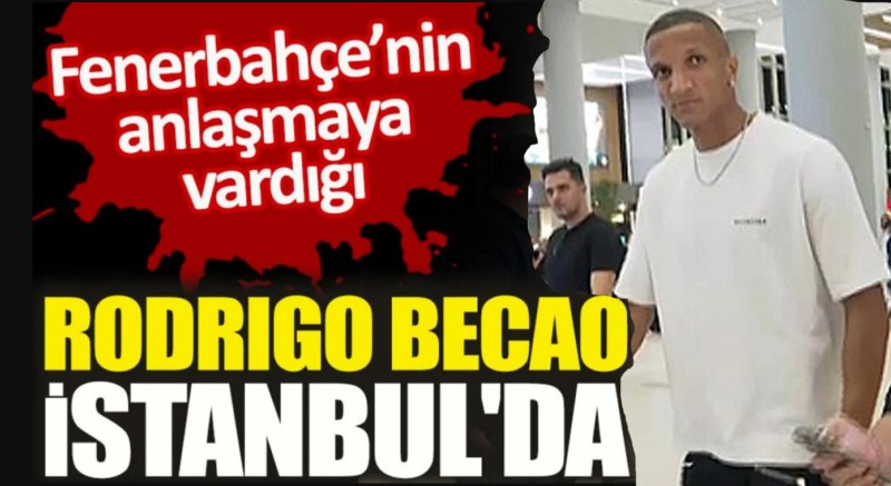 Transferin gözdesi Rodrigo Becao, İstanbul'da