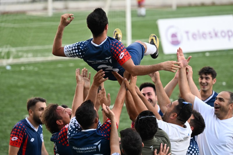 Futbol turnuvasında şampiyon TUSAŞ oldu