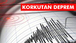 5,5 büyüklüğünde deprem oldu; Halk sokaklarda...