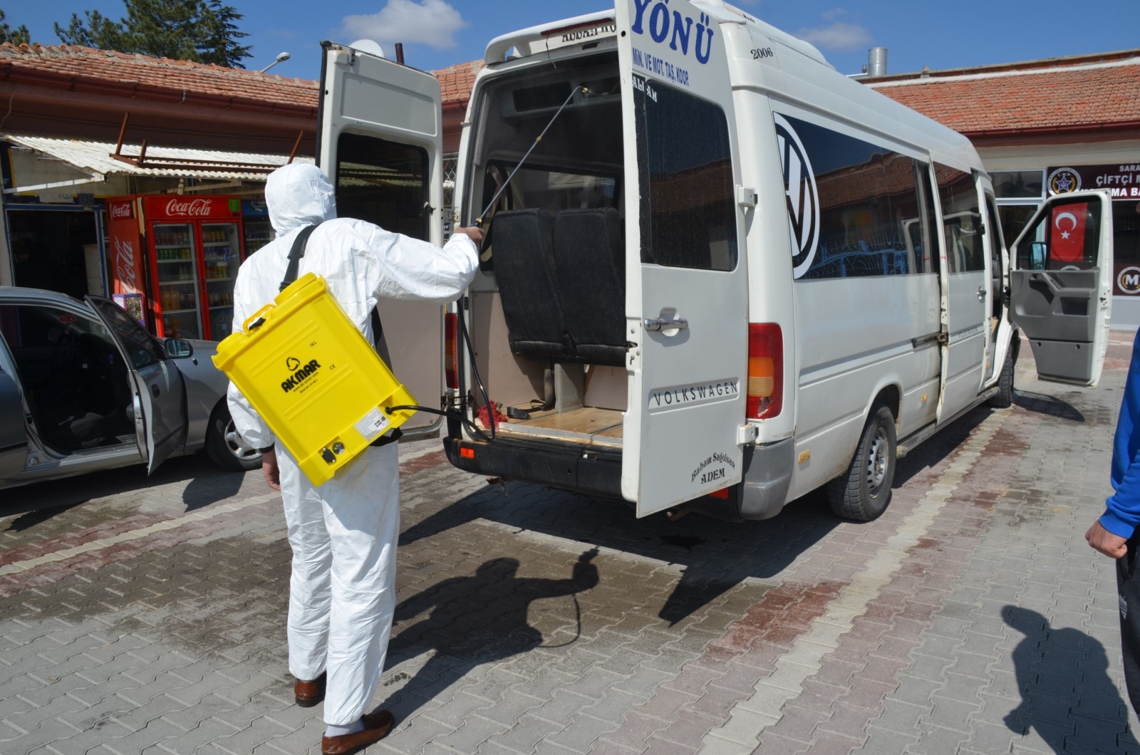 Sarayönü’nde dezenfekte çalışmaları devam ediyor