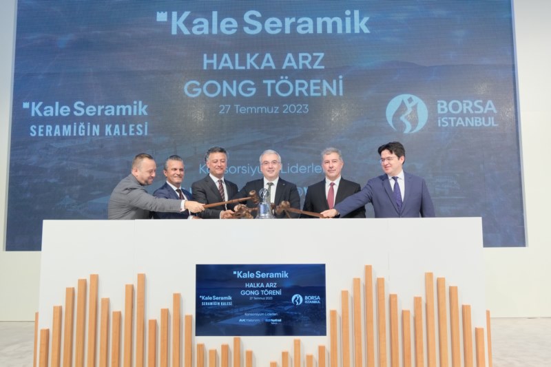 Gong Kaleseramik için çaldı