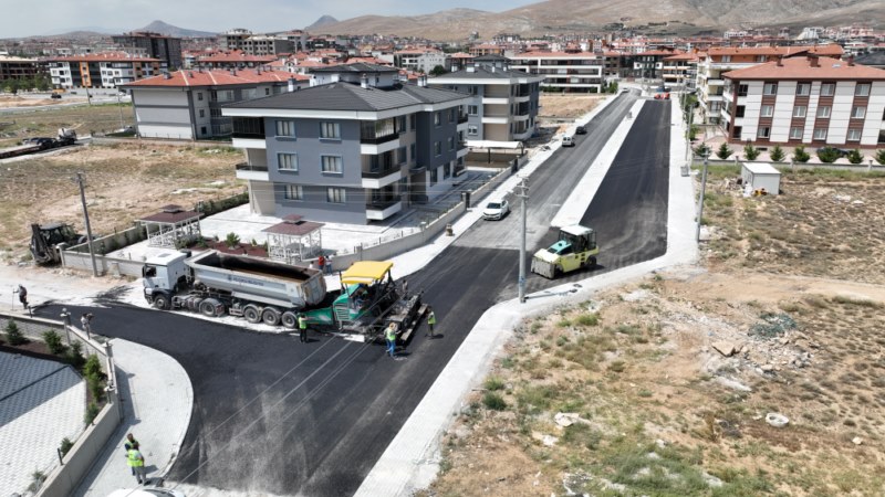 Selçuklu Belediyesi asfalt çalışmaları