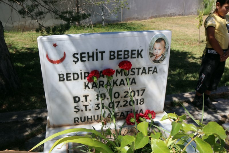 Şehit Bedirhan bebek ve annesi Sivas'ta anıldı