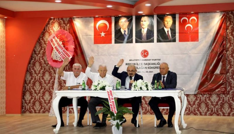 MHP Korgun İlçe Başkanlığına Mehmet Kaymak seçildi