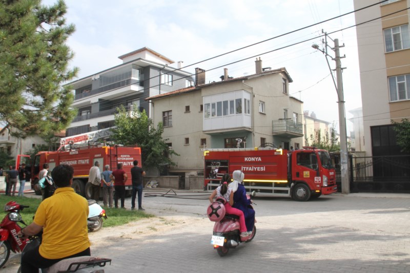 Çatı yangını