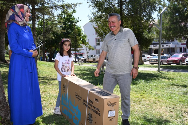 "Güle Oynaya Camiye Gel Projesinde" çocuklar bisikletlerine kavuştu