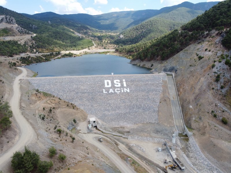 Sarıcakaya Laçin Barajı ve Sulaması tamamlandı