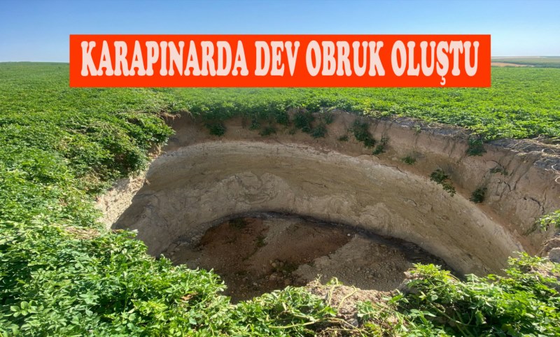 Konya'da DEV OBRUK oluştu!