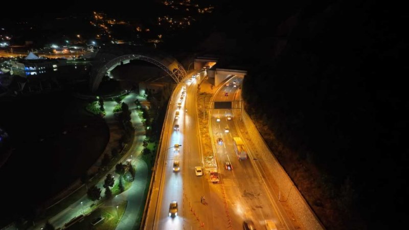 Protokol Yolu Tüneli'nde bakım ve onarım çalışmaları tamamlandı