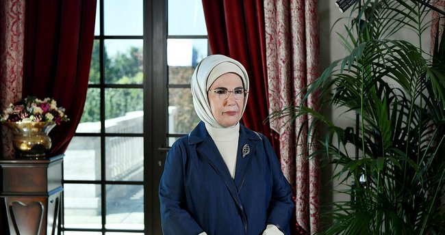 Emine Erdoğan, Kongo Cumhuriyeti Cumhurbaşkanı'nın eşi N'Guesso ile görüştü