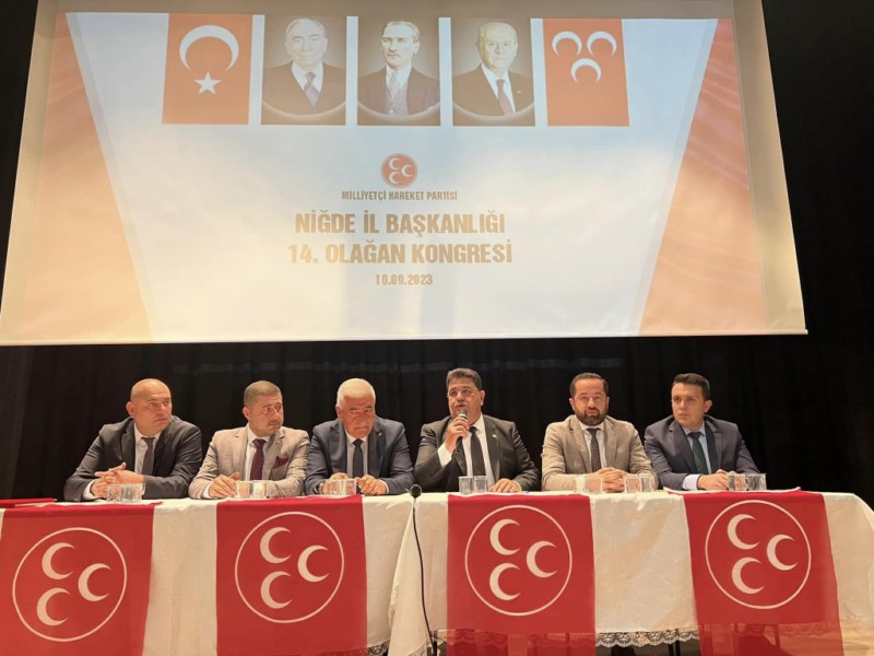 MHP Niğde İl Kongresi yapıldı