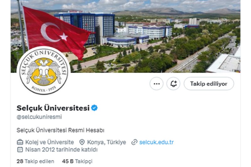 Selçuk Üniversitesi’nden sosyal medya başarısı ‘En İyi 100 Listesi'nde