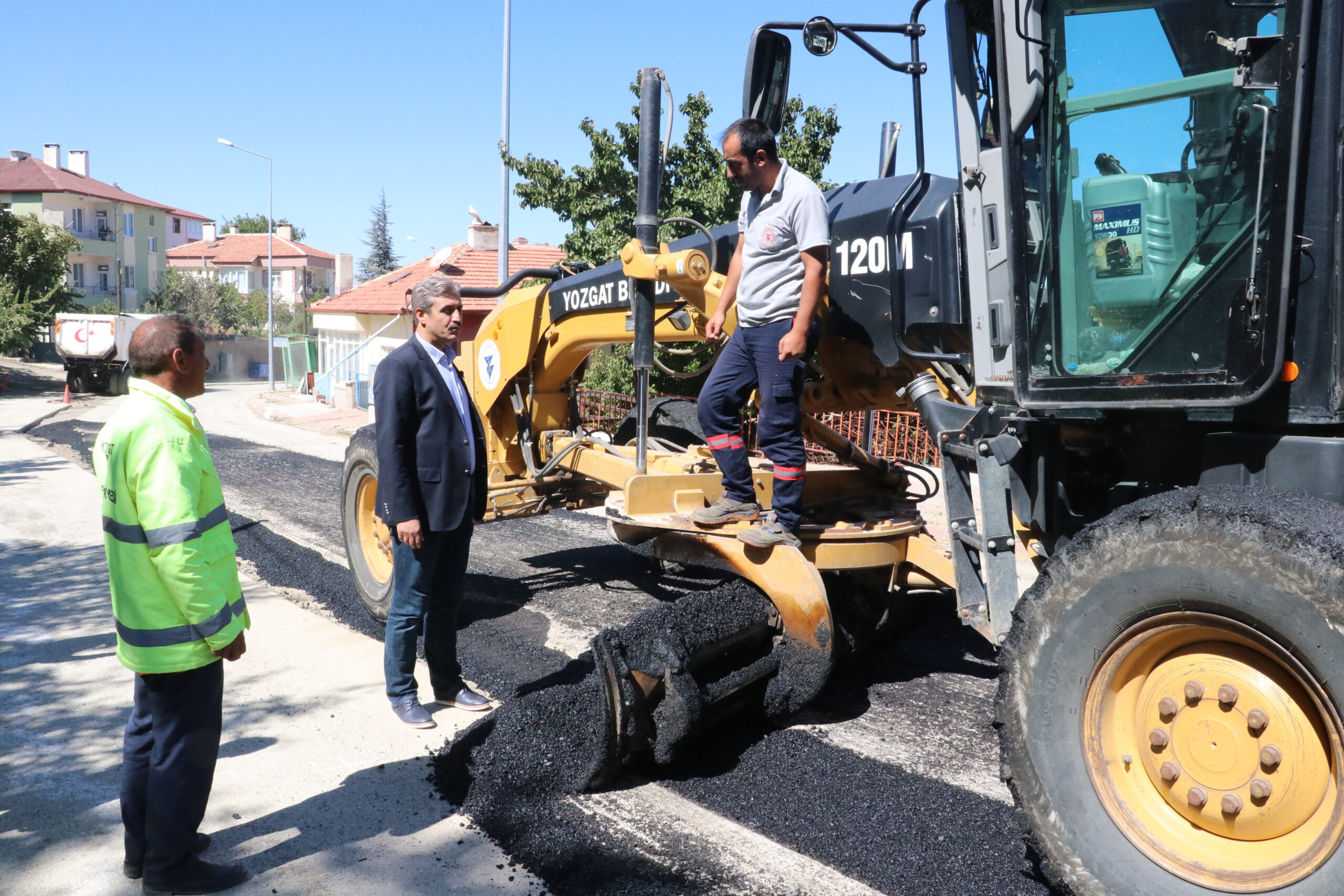 Belediyenin altyapı çalışmaları devam ediyor