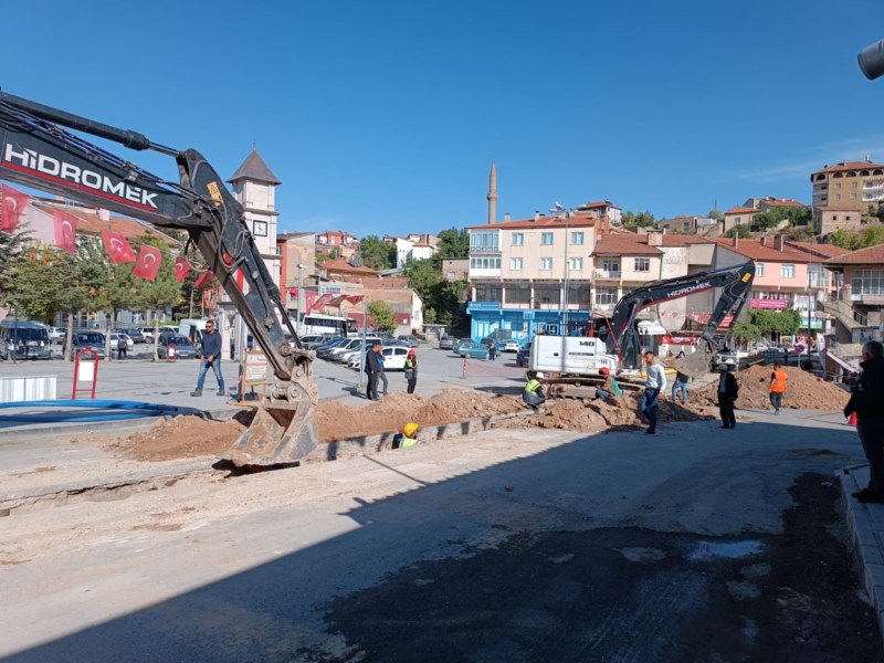 Özvatan'da doğal gaz alt yapı çalışmalarında sona gelindi