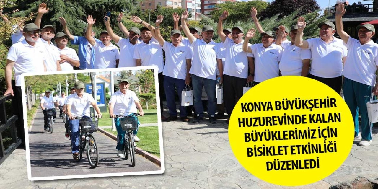 HUZUREVİ SAKİNLERİ İÇİNN BİSİKLET ETKİNLİĞİ DÜZENLENDİ