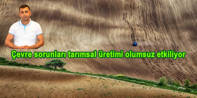 'Çevre sorunları tarımsal üretimi olumsuz etkiliyor'