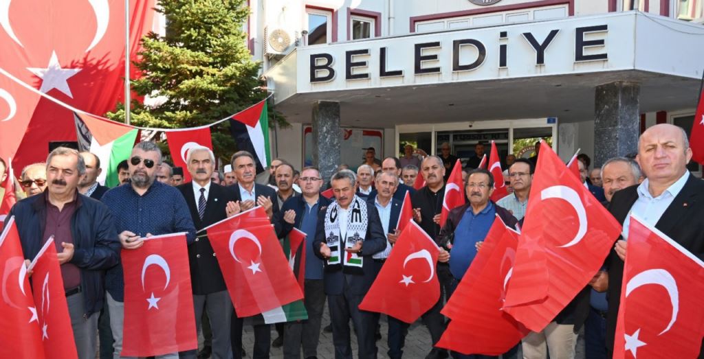 Seydişehir'de İsrail’e protesto