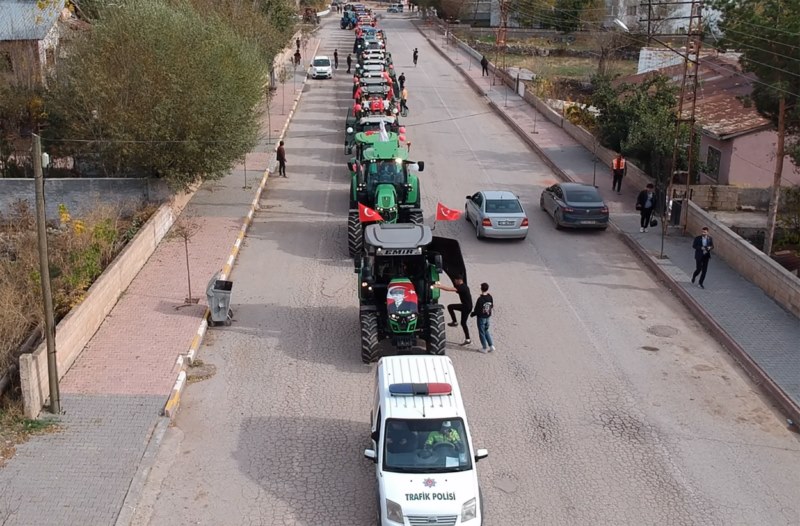 100 çiftçiyle 100. yıl konvoyu...