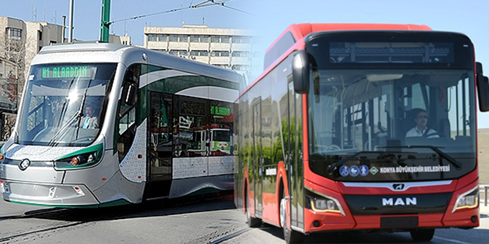 Konya’da 100. yıl onuruna ücretsiz ulaşım