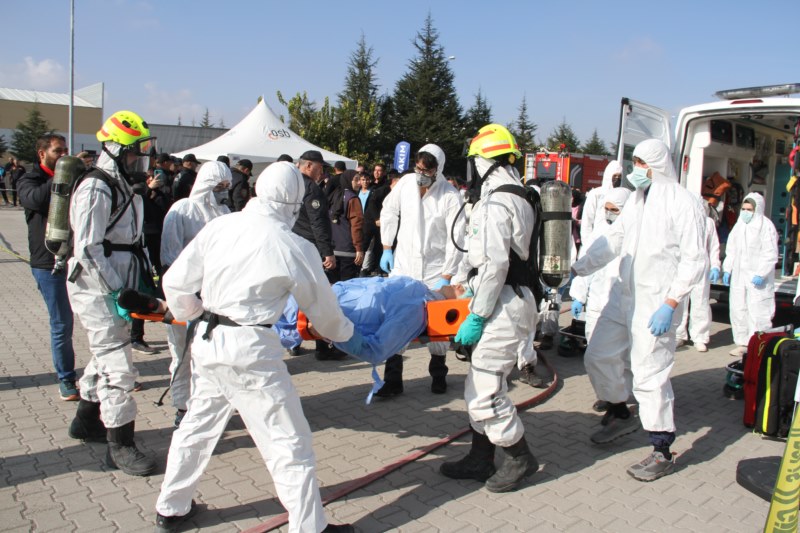 "Kimyasal Biyolojik Radyolojik Nükleer tehditler" tatbikatı gerçekleştirildi