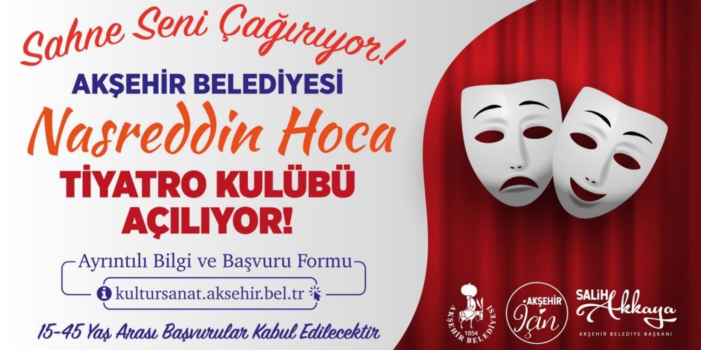 Nasreddin Hoca Tiyatro Kulübü açılıyor