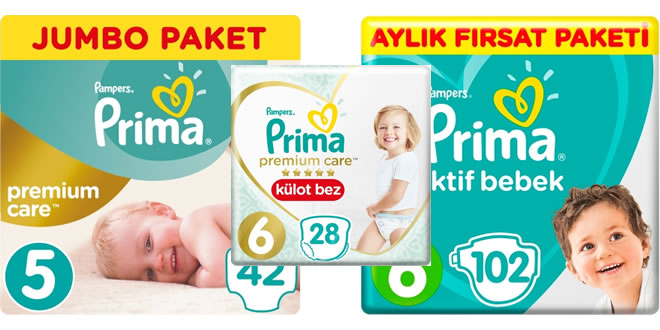Prima Bebek Bezi Premium Care 5 Kullanımı