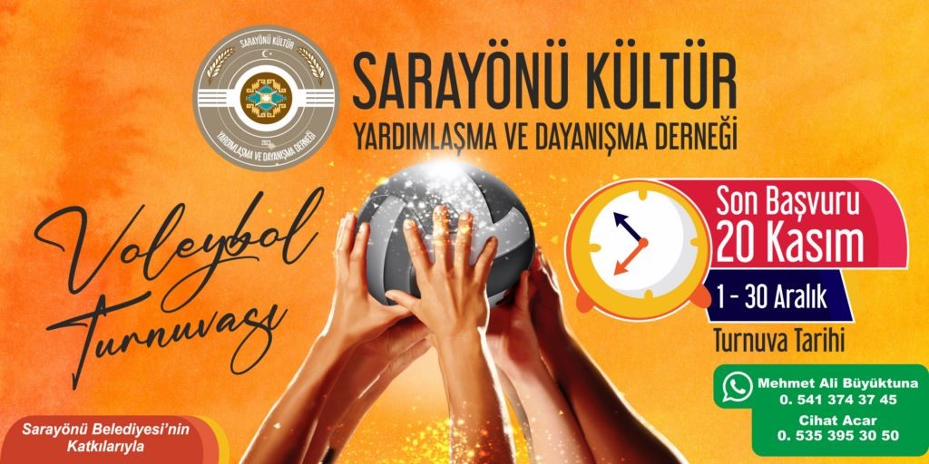 Voleybol Turnuvasına Yoğun İlgi!