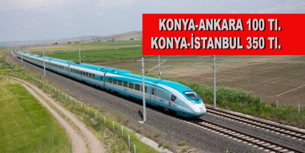 Hızlı tren biletlerine %50 indirim