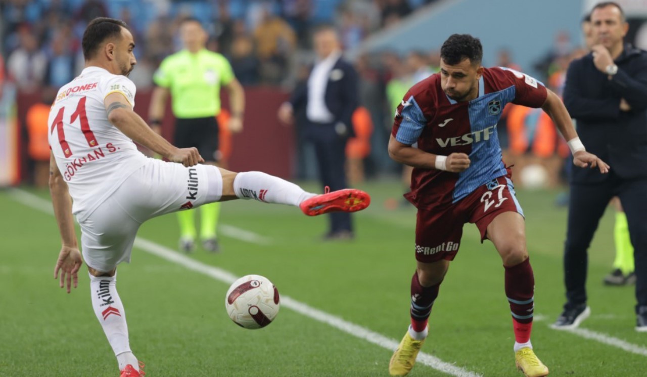 Kayserispor'u Trabzon da durduramadı
