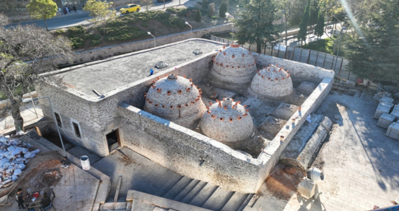 Sille’nin simge yapılarından “Hacı Ali Ağa Hamamı” restore ediliyor