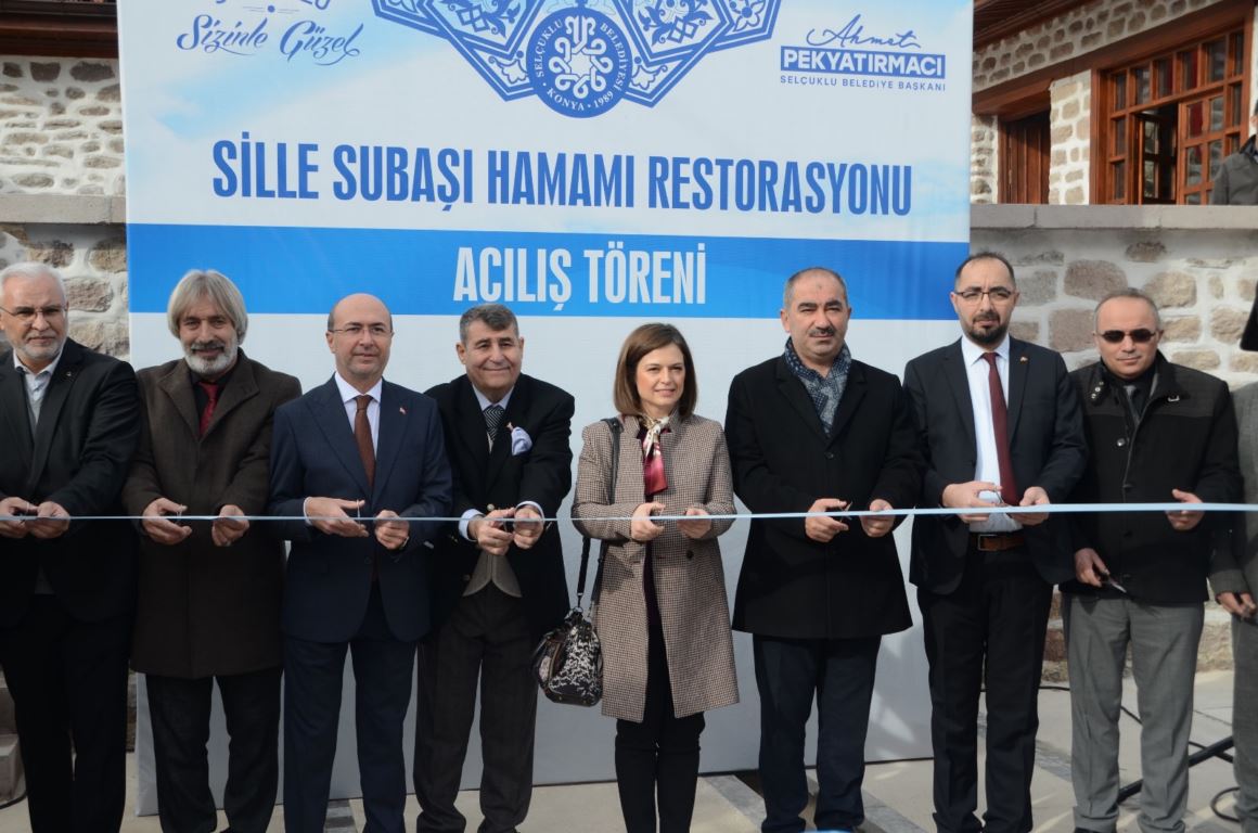 Konya'da restore edilen tarihi hamam, mimarlık müzesi oluyor