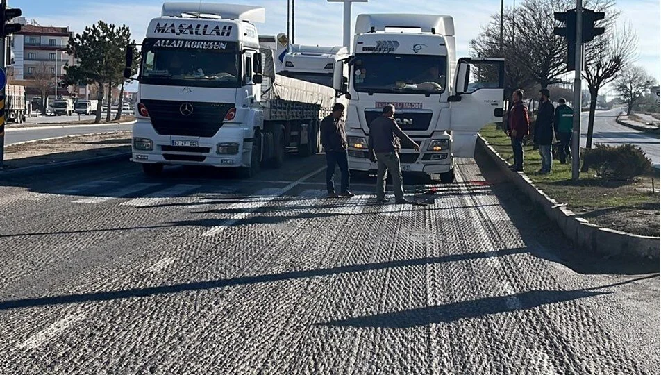 Konya'da tanker faciası