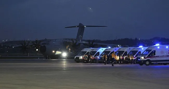 Gazzeli hastaları taşıyan ikinci uçak da Ankara'ya iniş yaptı