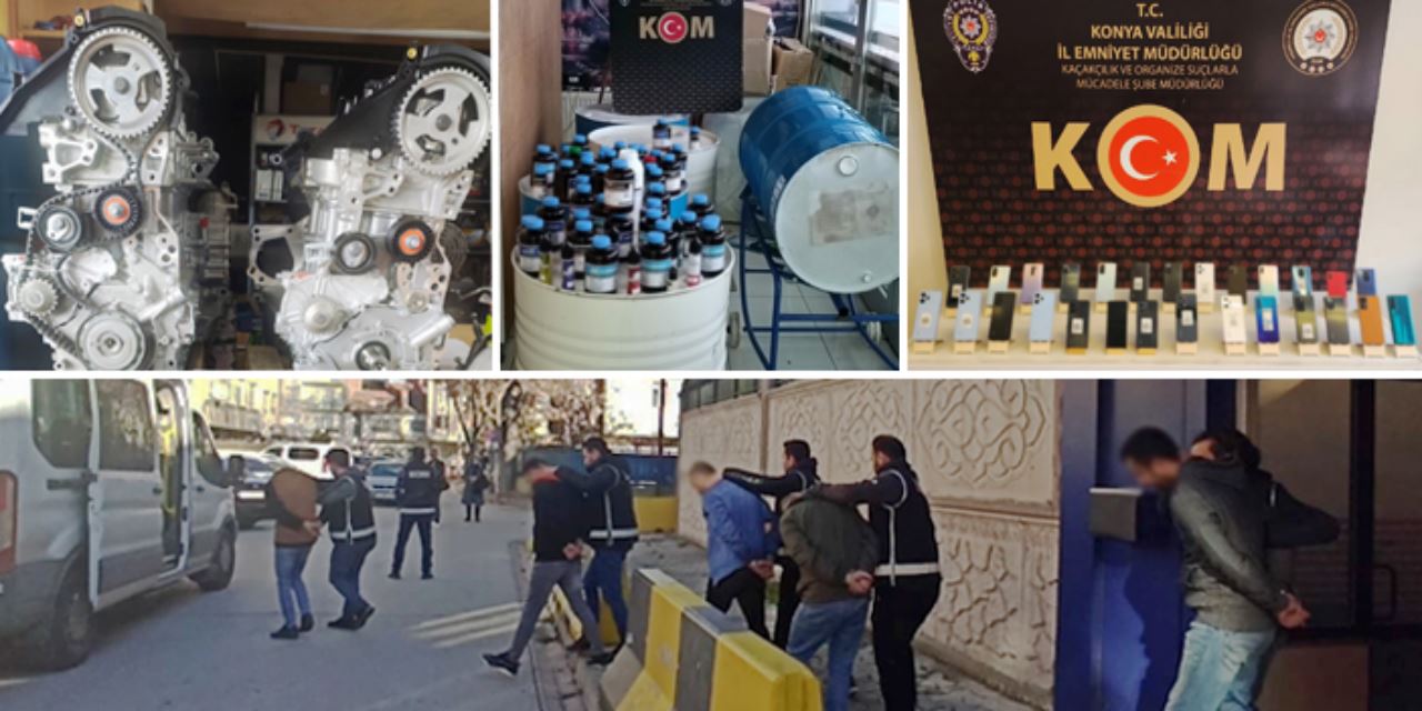 Kaçak operasyonundan çıkanlar polisi bile şaşırttı